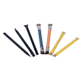 Miniatyrbild 8 av 8: Pry Tool Brush Set ABS Rostfritt Stål Elektronisk Reparation Rengöring Kit Dubbelhuvud Anti Slip Spudger och Dubbel Ände Borste