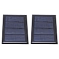 Miniatyrbillede 2 af 8: 2 stk. 2V 210mA Mini solpanel Polysilicium solcellepanel 80x50mm til DIY-projekt