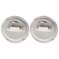 Miniatyrbillede 2 af 8: 2 stk oppustelig bådkajak DRing Pad Patch PVC marine rustfrit stål fast spænde (grå)