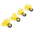 Miniatyrbillede 3 af 8: 4 stk. Fiskefluer Flyde Skum Strike Indikatorer Drift Krog Positionering Floats Bobbers Gul