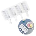 DIY-glassform silikon - bakform glasspinnar vit white