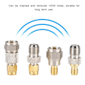 Miniatyrbilde 7 av 8: 4 stk bærbar messing antennekontakt F til SMA Radio Converter Adapter