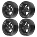 Miniatyrbillede 7 af 8: 4 stk 63 mm RC gummi antiskriddæk Driftsdæk udskiftning Passer til WPL D12 1/10 RC bil
