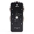 Miniatyrbillede 1 af 8: 4-ports USB 2.0 KVM VGA/SVGA skærmhub Computer switchboks adapterenheder til pc-tastatur Mou