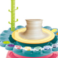 Pikkukuva 8 / 8: Lasten savenvalmistussarja DIY Rich Color Educational Craft Activity Clay Modelling Air Dry Pottery Machine Green Red