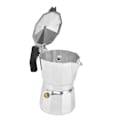 Miniatyrbild 3 av 8: Kaffetillverkare för spishäll, kaffekokare i aluminium, åttakantig form för stark smak, 150 ml