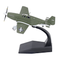 Miniatyrbild 3 av 8: 1:72 Skala Stridsflygplan Modell Samlarobjekt Dekoration Simulerad Legering Plan Modell
