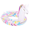 Miniatyrbillede 5 af 8: Børn til Unicorn Oppustelig Svømmering Glitter Pool PVC Float Tube Stjernemønster