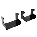 Miniatyrbilde 2 av 8: 2 stk. Langt Skateboard Oppbevaringsstativ Longboard Veggmontert Holder for Soverom Stue Svart