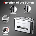 Miniatyrbild 3 av 5: Portable cassette player to MP3 via USB