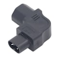 Miniatyrbild 8 av 8: 4st IEC320 C8 till IEC320 C13 power rät vinkel IEC320 C8 till C13 90 graders power 250V 2500W