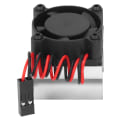 Miniatyrbild 6 av 8: RC Motor Kylfläkt Kylare RC Tillbehör för Traxxas 1/18 Fjärrkontrollbil Silver