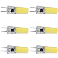 Miniatyrbillede 3 af 8: 6 stk. G8 LED-pære 5W dæmpbar 2508 COB energibesparende nem installation 360 grader 50000 timer stabil 5W pærer 100-120V koldt hvidt