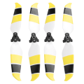 Pikkukuva 5 / 8: Värikkäät Propeller Drone Low Noise Props -potkurit Mavic Air 2/Air 2S -tarvikkeille (keltainen musta)