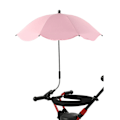 Miniatyrbilde 1 av 8: Babyvogn Parasoll UV-beskyttelse 360 Grader Justerbar Automatisk Vanntett Bærbar Vogn Solskjerm Rosa
