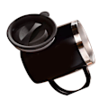 Miniatyrbild 6 av 8: 304 Rostfritt stål Kaffe Mugg med Lock Söt Droppresistent Drickmugg för Kontor Hem Svart 420ml