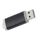 Miniatyrbillede 4 af 8: USB Flash Drive Transparent Cover Sort Bærbar Memory Stick til PC Tablet1GB