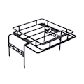 Miniatyrbild 5 av 8: Takräcke Bagagehållare Slitstark RC Biltillbehör för Wrangler 1/10 Axial SCX10 90046 D90