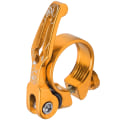 Miniatyrbillede 3 af 8: 31,8 mm cykelsædeklemme aluminiumslegering Quick Release Mountain Road cykel sadelpind ClampGold