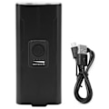 Miniatyrbilde 1 av 8: LED USB Recharge Sykkellys Vanntett 6 Lysmoduser Front Bakre Frontlykt Stor Størrelse