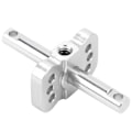 Miniatyrbilde 1 av 8: RC Differensial Spool Locker Hub Transmission for Traxxas Slash 2WD RC Biloppgraderingsdeler Sølv