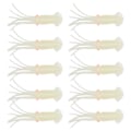 Miniatyrbilde 3 av 8: 10 stk. blekksprutfiskesluker, slitesterke, robuste, glødende, selvlysende, naturtro, myke silikon blekksprutagn 12 cm