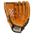 Miniatyrbild 1 av 8: PVC Thicken Baseball Glove Träningstävlingshandskar för vuxna barn (brun 12,5 tum)