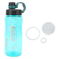 Miniatyrbilde 1 av 8: 1500ml Sports Vannflaske Matkvalitet PC med Drikkestørrelsesskala Treningskanne for Trening Sykling Løping Grønn