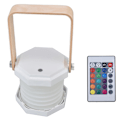 Miniatyrbilde 3 av 8: LED-lyktlampe med berøringssensor og LED-brikke, 18 farger, RGB, 4 moduser, sterkt og mykt lys, campinglykt for soveromsbord utendørs