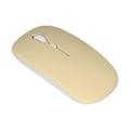 Miniatyrbillede 3 af 8: Trådløs Mus Genopladelig DualMode 2.4G Ergonomisk Lydløs Optisk Computer Tilbehør (Gul)