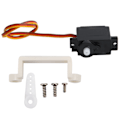 Miniatyrbillede 1 af 8: RC FixedWing Plane Servo med servoarm og base RC-tilbehør til WLtoys XK X450