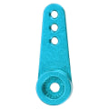 Miniatyrbilde 3 av 8: 21T Servo Arm Liten Bærbar CNC Maskinering Aluminiumslegering 21T Servo Horn Arm RC Styrearm For MD922 MD933 Servoer Blå