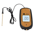 Miniatyrbild 8 av 8: MLD 004F Elektronisk stängseltestare LCD-skärm Digital stängselspänningstestare Stängseltestare 15KV med bakgrundsbelysning Gul