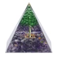 Miniatyrbild 1 av 8: Kristallpyramid Orgonpyramid Hemhantverk Prydnader för Energihealing Lugn