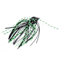 Miniatyrbilde 3 av 8: Willow Leaf Spinnerbait Anti-hengende bunnfiske lokke Spinner agn for fersk havabbor Svart