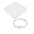 Miniatyrbillede 6 af 8: Panelantenne i hvid plastik 4G LTE TS9 WiFi Signalforstærkerudstyr med sugekop