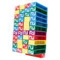 Pikkukuva 7 / 8: 45 kpl Tumbling Blocks - Muoviset, Kestävät, Vakaat, Moniväriset, Rakennuspelit Lapsille