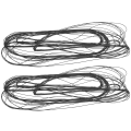 Miniatyrbilde 8 av 8: Polyester 12 tråder bueskyting buestreng buestreng for recurve bue jaktutstyr 160+173 cm