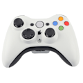 Miniatyrbild 1 av 8: Gamepad för Xbox 360 Controller Joystick Trådlös Controller Bluetooth Wireless Game (Vit)