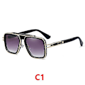 Miniatyrbillede 5 af 8: Aviator solbriller UV-beskyttelse Retro Designer Pilot solbriller C1