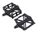 Miniatyrbillede 1 af 8: 1 par cykelpedaler, sorte, professionelle, aluminiumslegering, cykelplatformpedaler til landevejscykler og mountainbikes