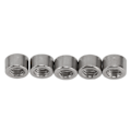 Miniatyrbilde 4 av 8: 50 stk runde koblingsmuttere M4x0,7 4mm lengde 304 rustfritt stål robuste runde koblingsmuttere for vedlikehold