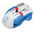 Miniatyrbilde 6 av 8: Spillmus 2.4G Trådløs Bluetooth 3 Moduser 5 Justerbar DPI Spillmus med 11 RGB Lys for Windows for Android for iOS Hvit