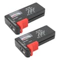 Miniatyrbillede 7 af 8: 2 STK. Batteritester af pointertype, bærbar knapcelle-niveaukontrol til AA AAA 1,5V 9V
