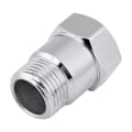 Miniatyrbillede 2 af 8: 2 stk. 32 mm M18*1.5 O2 Ilt Sensor Forlænger Spacer Bøsninger Adapter Sølv