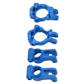 Miniatyrbillede 4 af 8: Metal Front C Hubs Spindelbærer med Bageste Navbærere til Losi Lasernut U4 1/10 RC Bil Blå