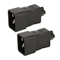 Miniatyrbillede 7 af 8: 2 stk IEC320 C20 til IEC320 C6 strømadapter Professionel C20 til C6 strømstikadapter til bærbar PDU Server UPS-stik 250V