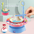 Pikkukuva 5 / 8: Lasten savenvalmistussarja DIY Rich Color Educational Craft Activity Clay Modelling Air Dry Pottery Machine Green Red