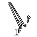 Miniatyrbillede 3 af 8: Justerbar mikrofonmontering Suspension Arm Stand Mikrofon Clip Holder 4 kg Belastning