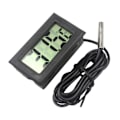 Miniatyrbillede 2 af 8: Digitalt display termometer sort ABS nøjagtig anti-stød elektronisk vandtemperaturmåler